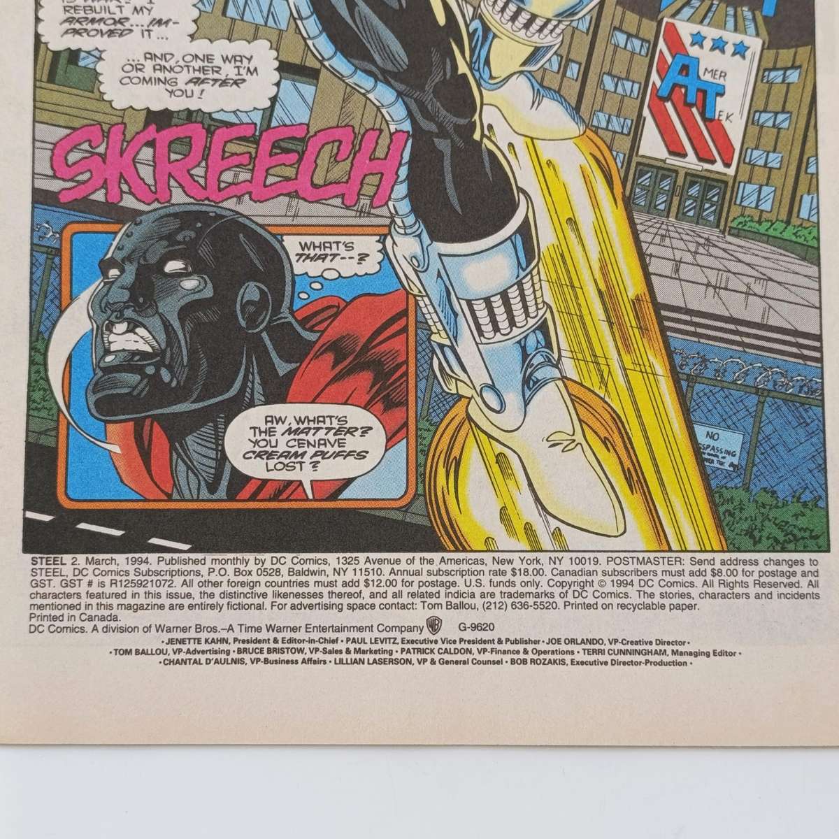 Lot of 3 vintage Marvel and DC comics - 1994 issues - Steel, Wolverine, Namor