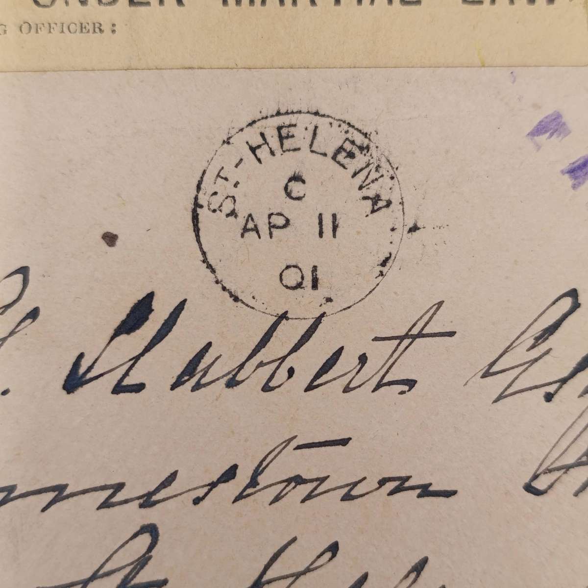 Pair of Boer War POW Cover fronts stuck back to back