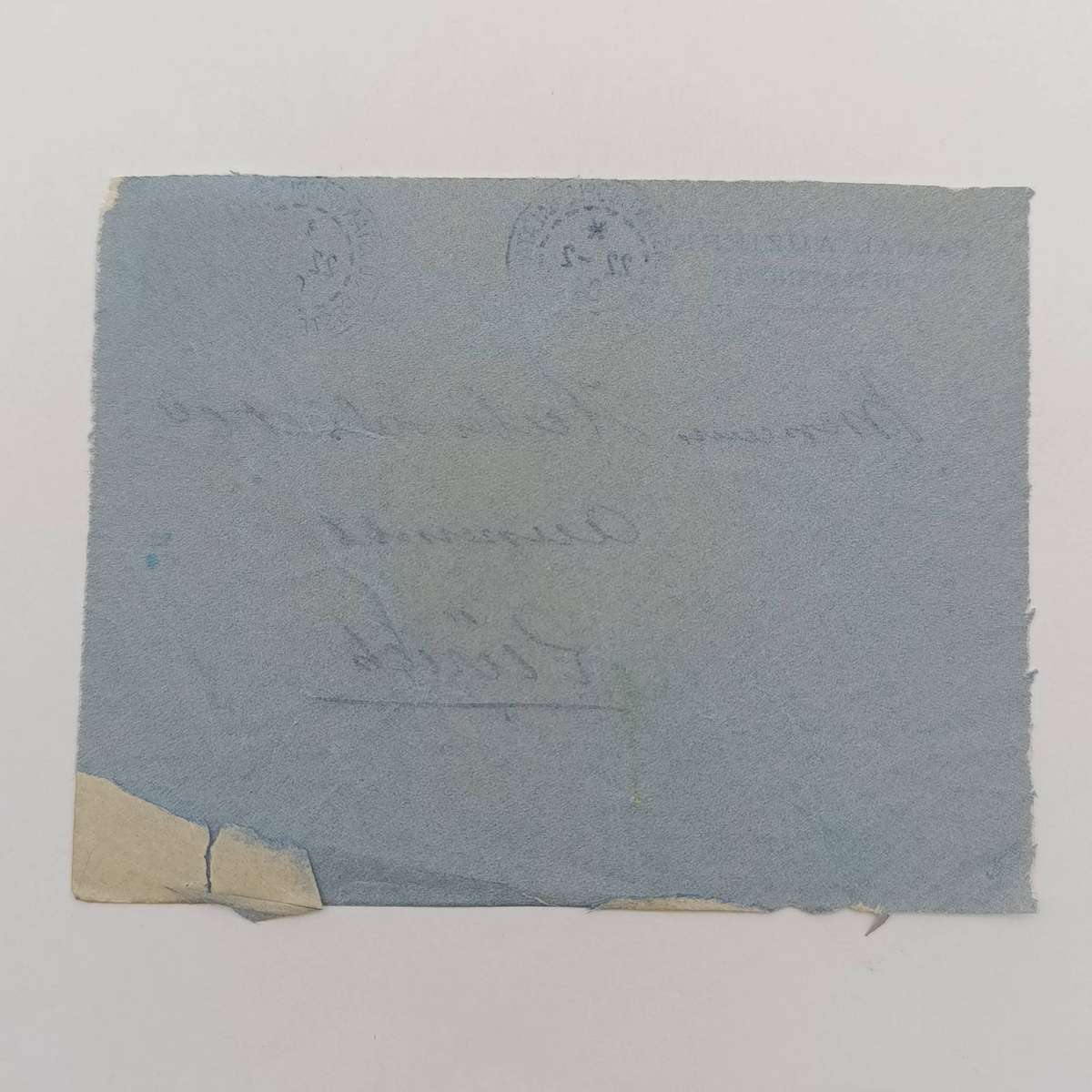 Letter front posted Constantinople, France 22-2-1904 with 25c French stamp