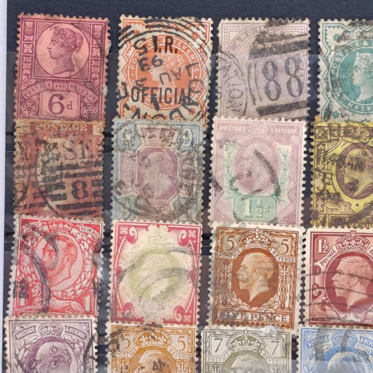 Nice lot of mostly Victorian, Edwardian and George 5 British stamps - some high value items included