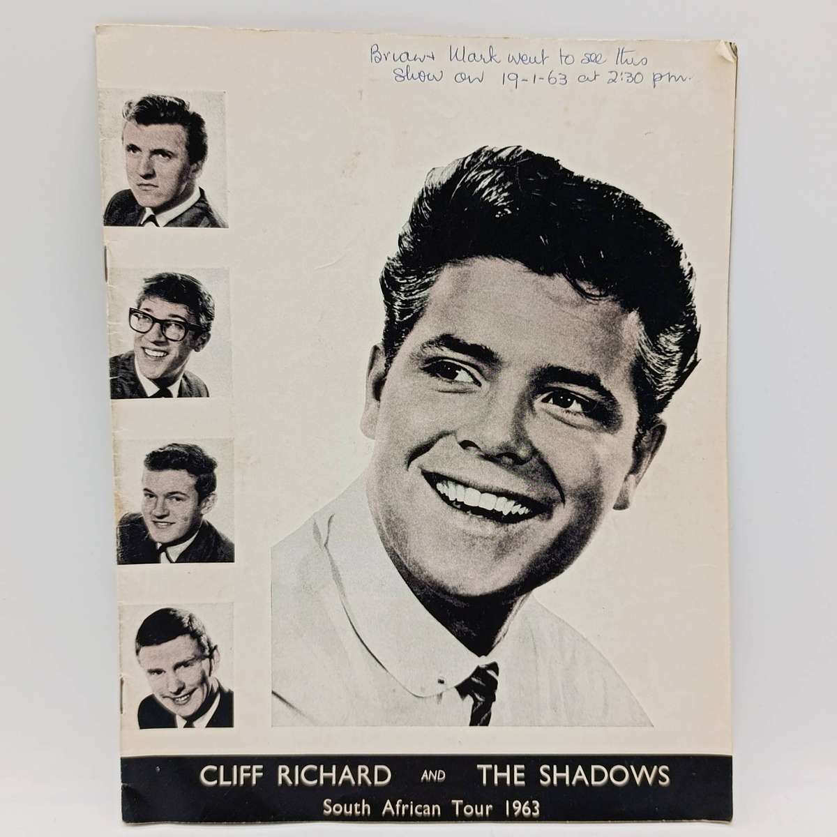 Cliff Richards and The Shadows South African tour 1963