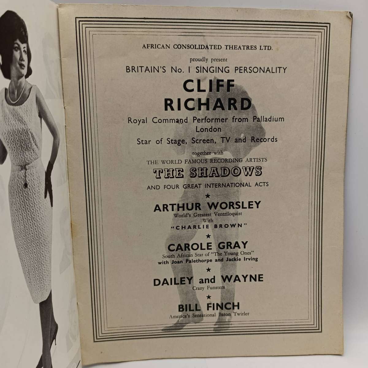 Cliff Richards and The Shadows South African tour 1963