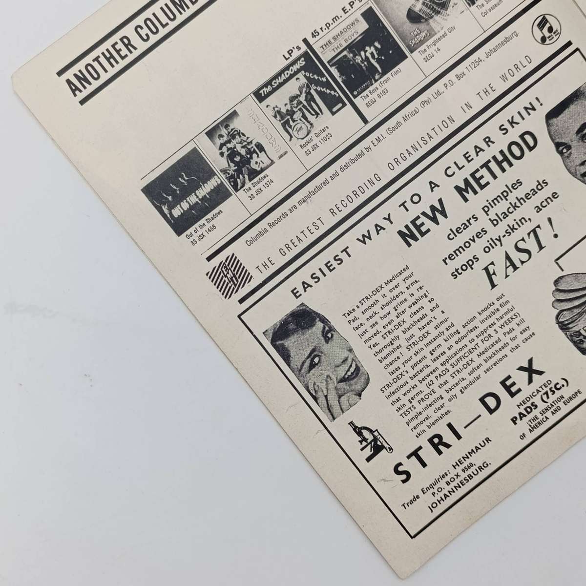 Cliff Richards and The Shadows South African tour 1963