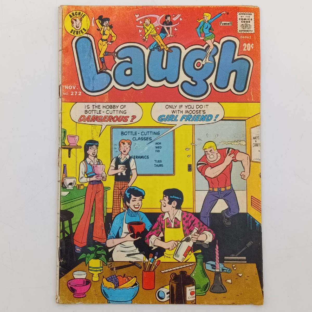Lot of 6 vintage Archie series Laugh comics
