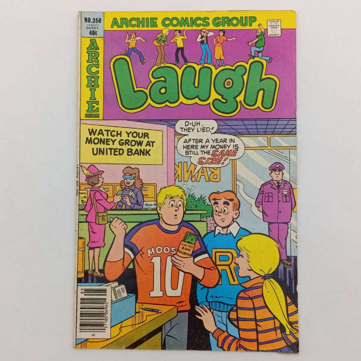 Lot of 5 vintage Archie series Laugh comics