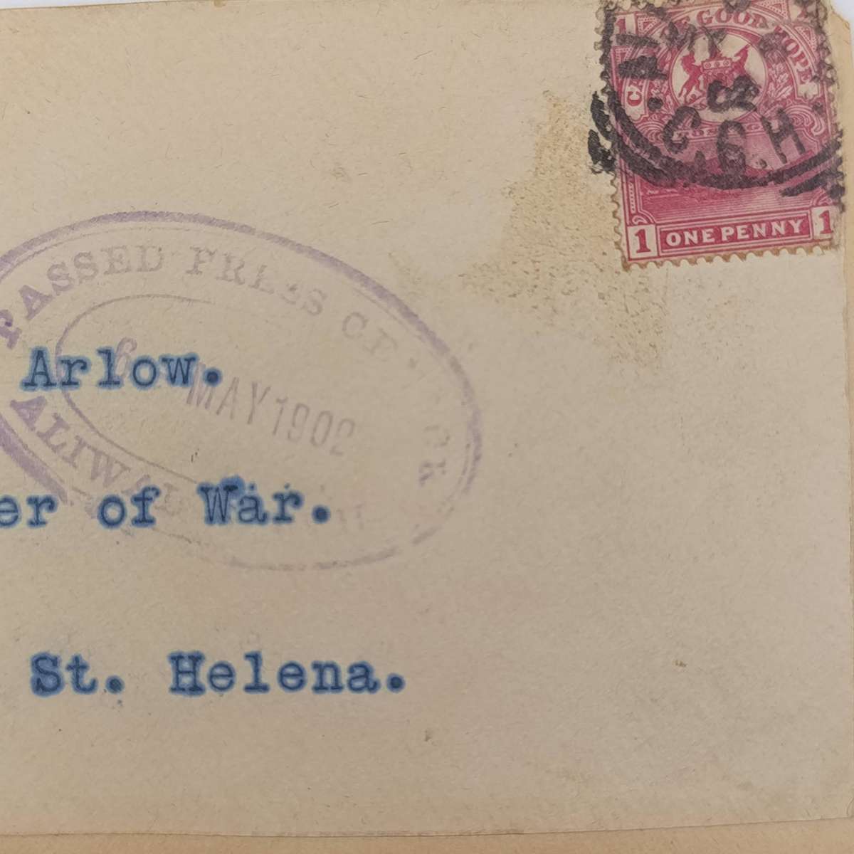Boer War POW Fronts stuck back to back