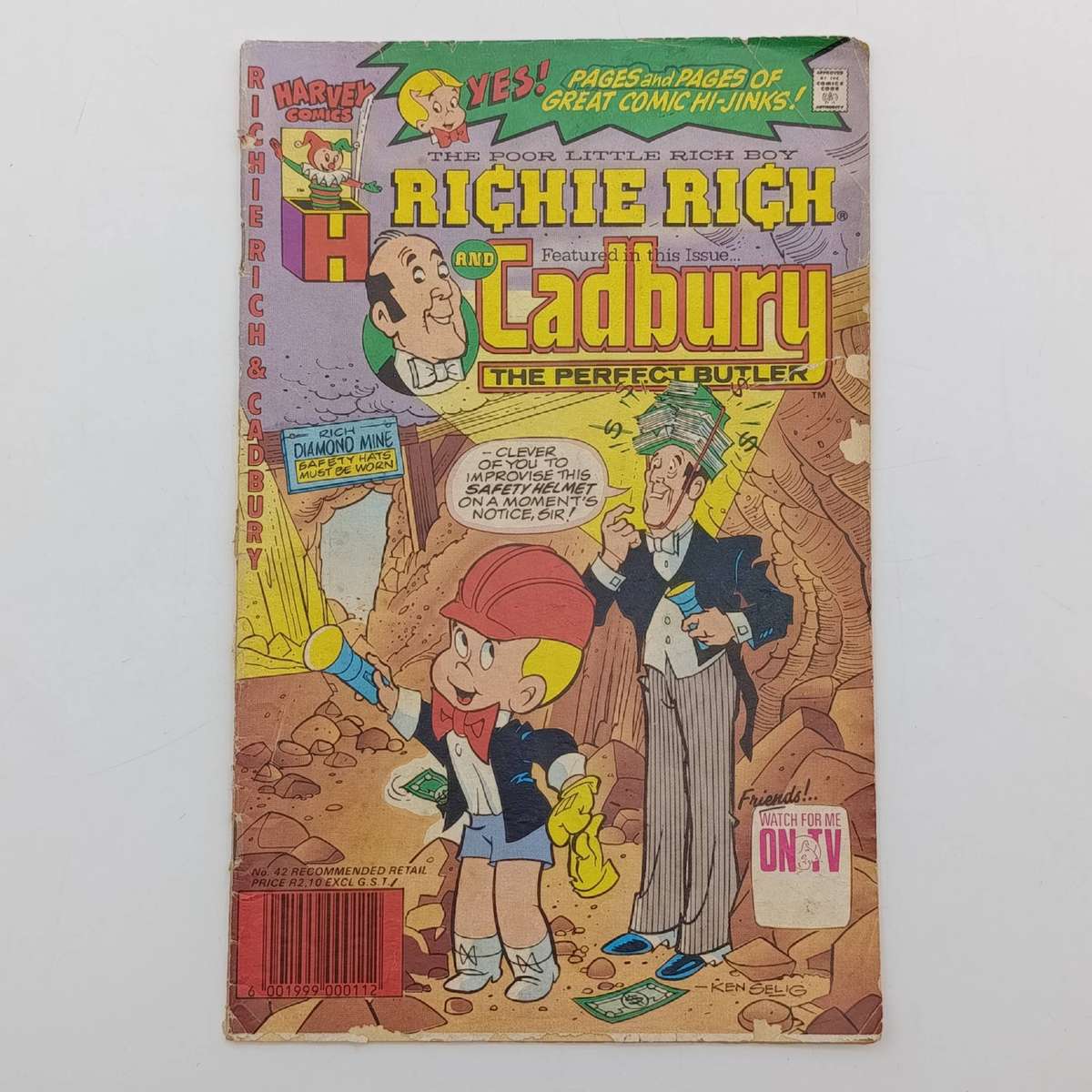 Lot of 5 vintage Richie Rich and Casper comics
