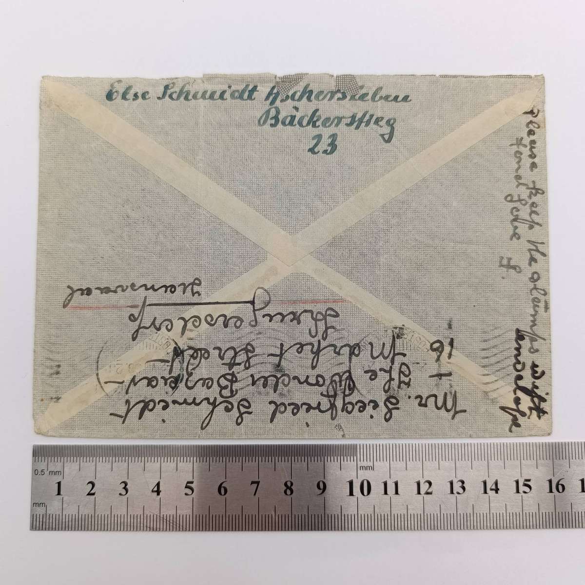 1937 Airmail Cover Germany to South Africa through Athens, Greece - Rerouted from Dewetsdorp
