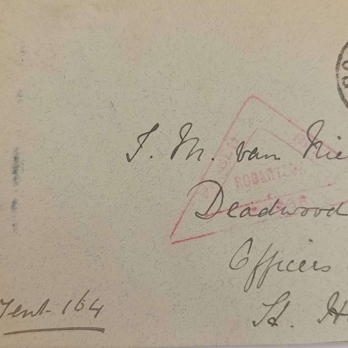 Boer War POW Letter Fronts Stuck Back-to-Back - One Side Posted to A.H Victor (POW)