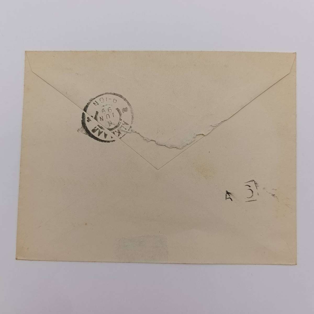 Postal Cover posted Netherlands 6 June 1899 on prepaid Stationery at De Rijp to Dr JD Boeke