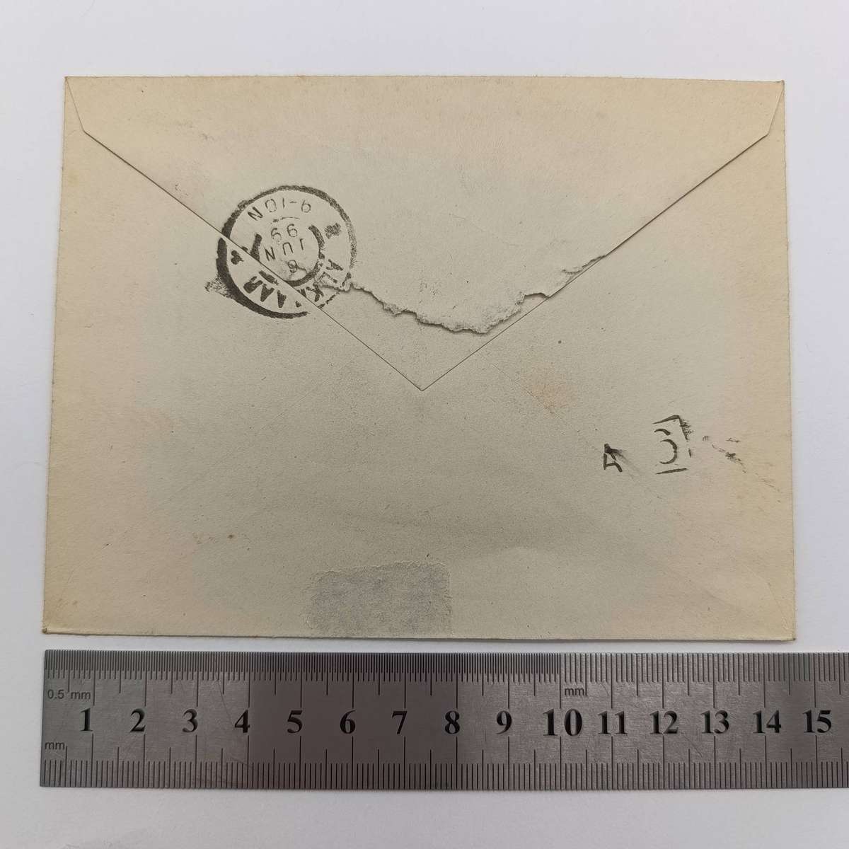 Postal Cover posted Netherlands 6 June 1899 on prepaid Stationery at De Rijp to Dr JD Boeke