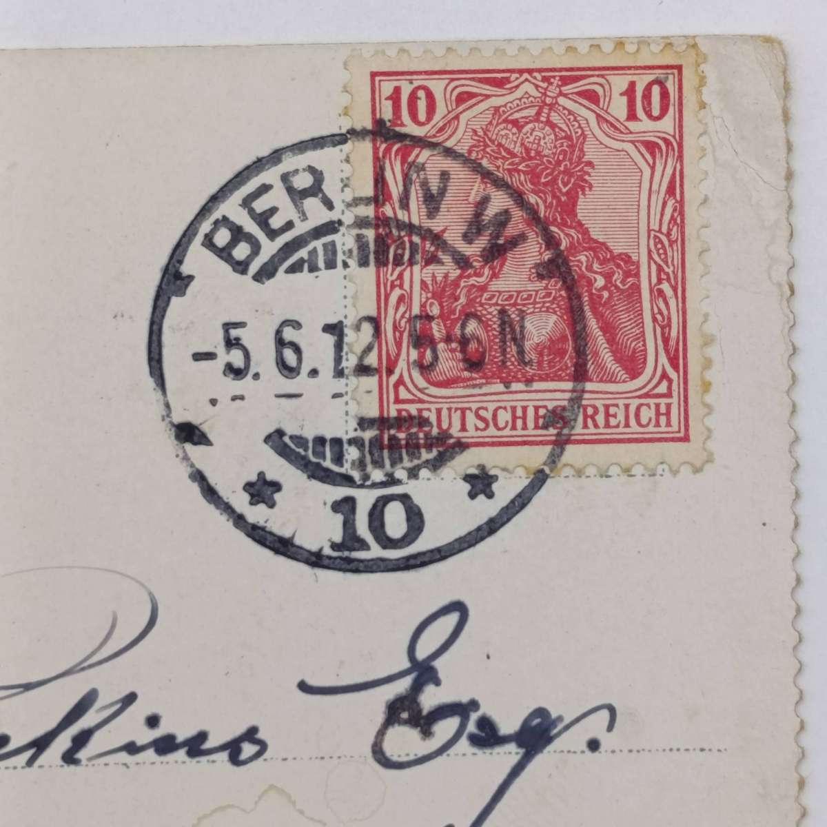 Lot of 11 German Postcards used 1910 to 1920 - Five sent to South Africa