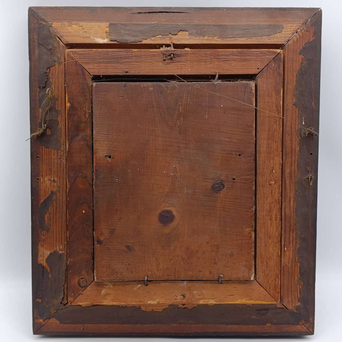 Antique Russian Orthodox Icon of Mary and Baby Jesus