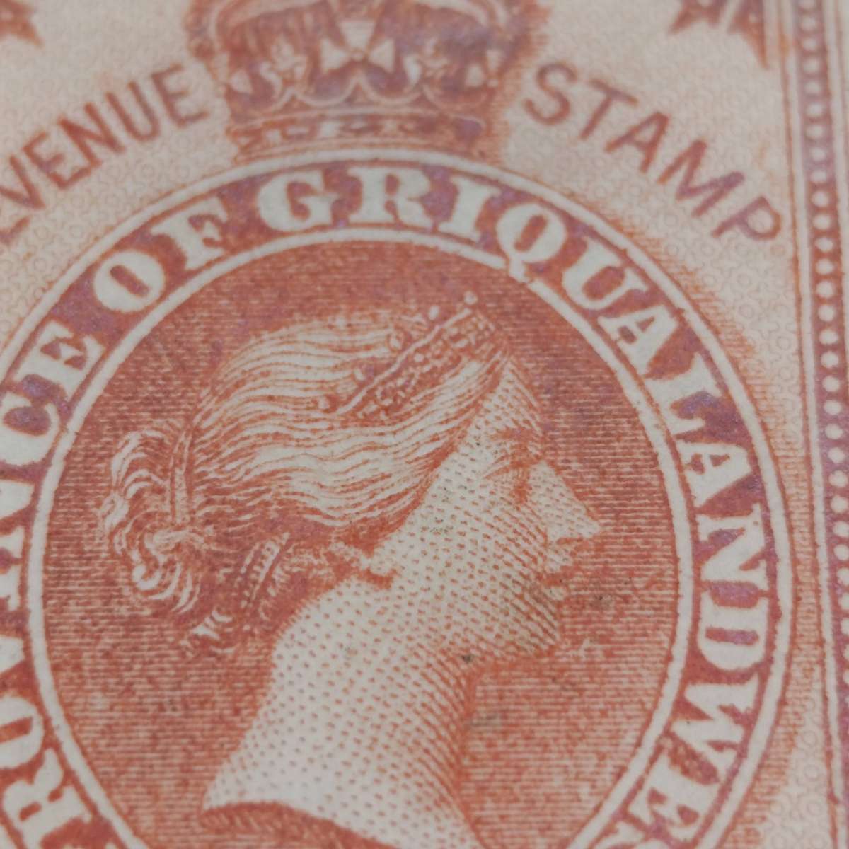 Griqualand West 5 Shilling Revenue Hinged