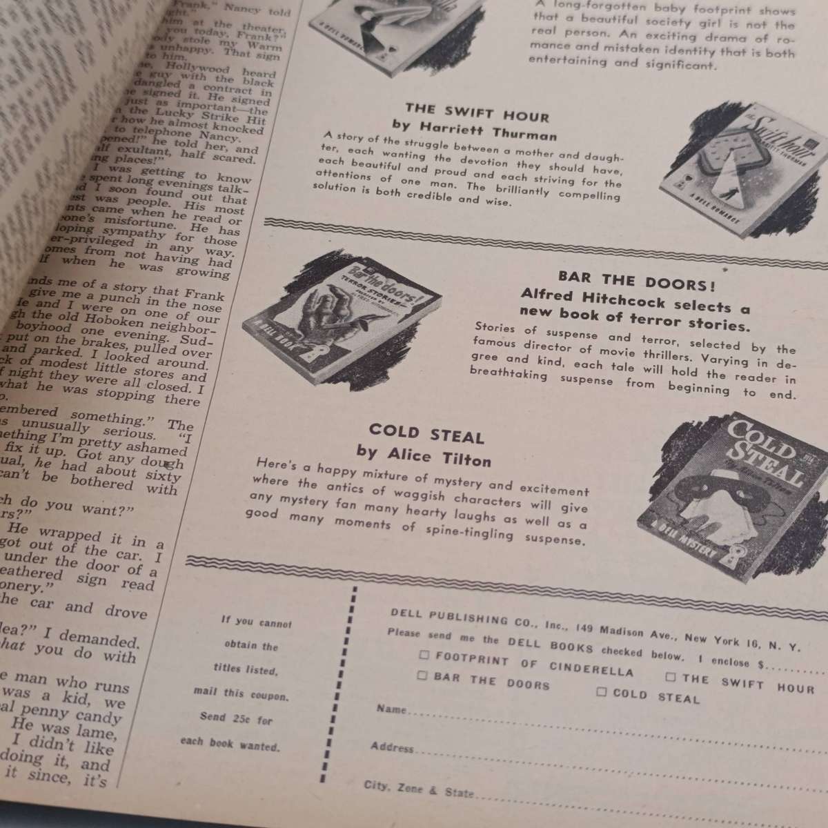 Vintage Modern Screen magazine January 1947 Frank Sinatra cover repaired