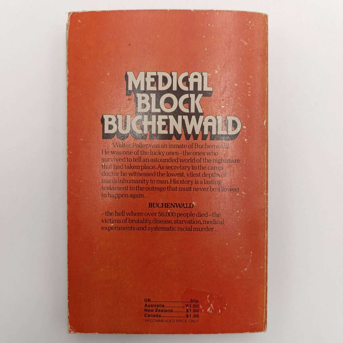 Medical Block Buchenwald by Walter Poller - Concentration camp near Weimar