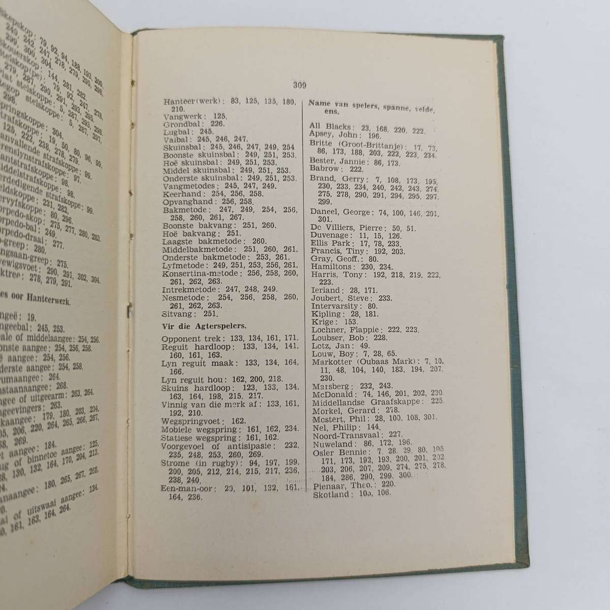 Die grondbeginsels van rugby deur Danie Craven - 1948 uitgawe