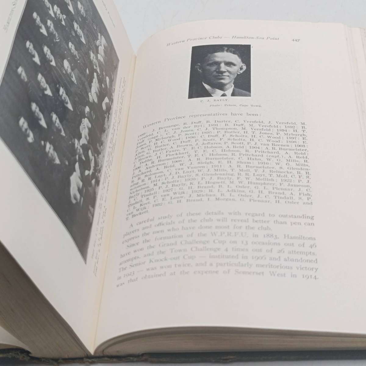 History of South African Rugby Football by Ivor D Difford - Secondhand