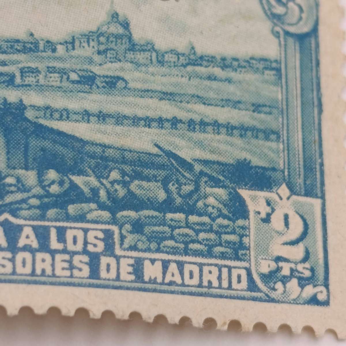 Spain 759 Scott CB6 Mint Stamp - Defense of Madrid - Possibly Hinged
