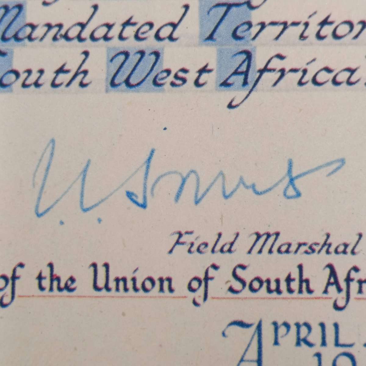 WW2 copies of letters from Jan Smuts, Franklin Roosevelt & King George VI - Historical Documents