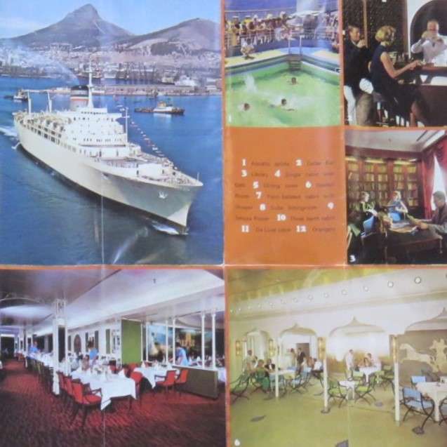 Union-Castle SA Vaal Passenger Accommodation brochure