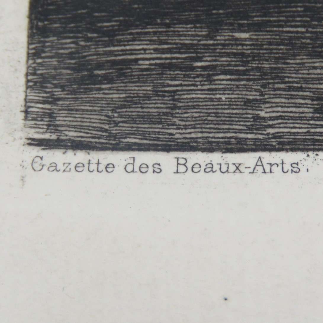 Antique The Prisoner etching by Francisco de Goya - circa 1815