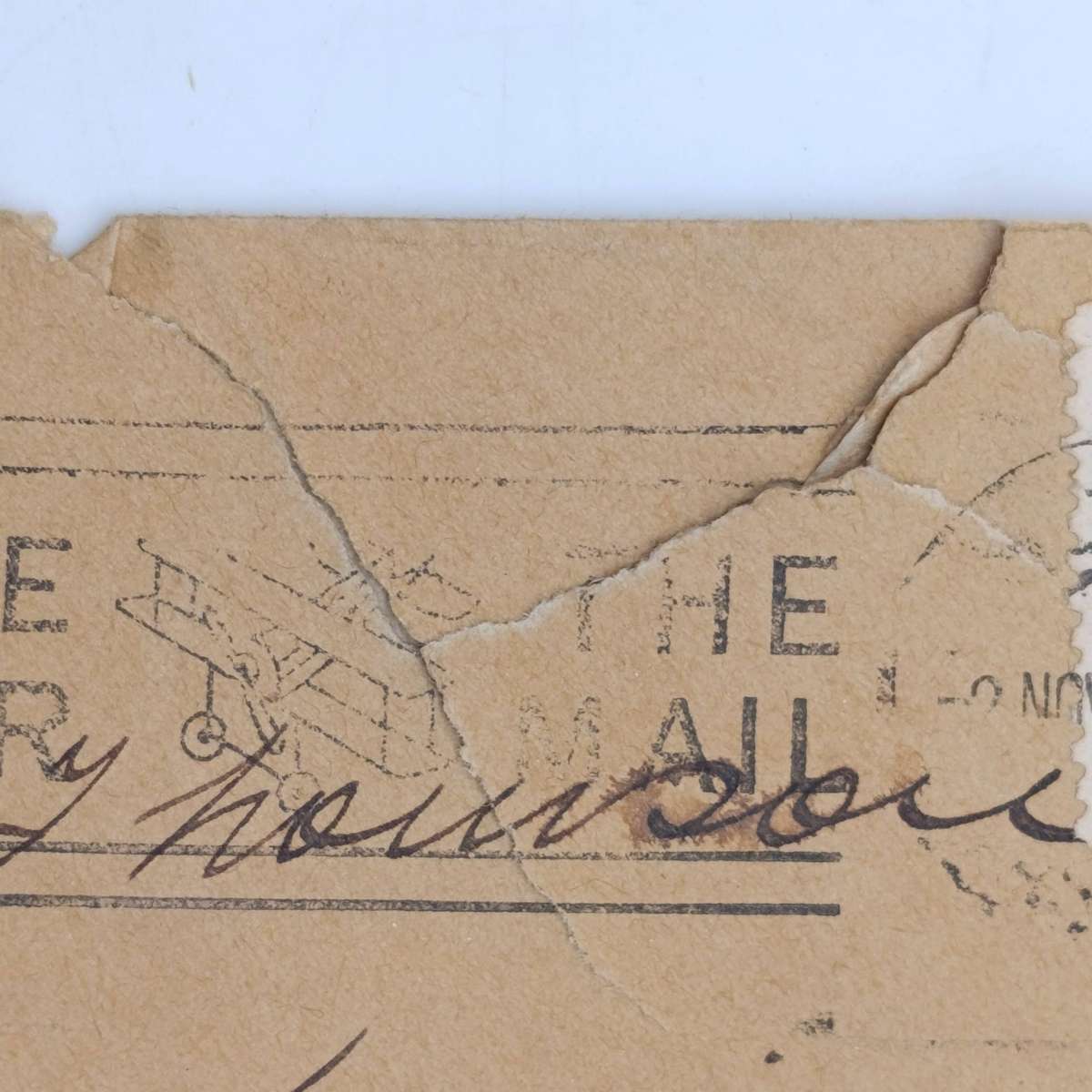 1929 Postal Cover from Australia to Johannesburg, South Africa with black swan stamp