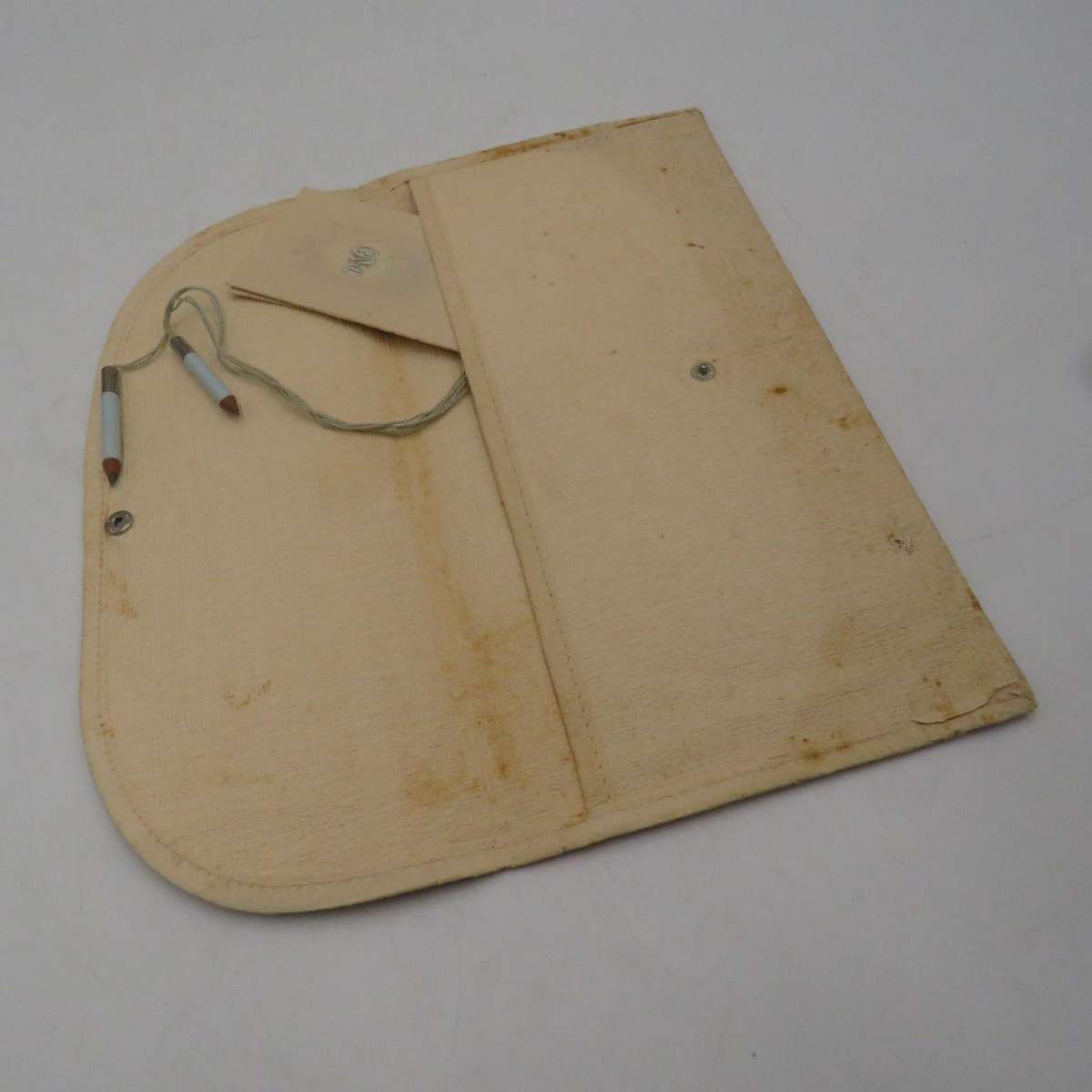 Vintage Deutsche Afrika-Linien document pouch with two menus and two notebooks with pencils for ship