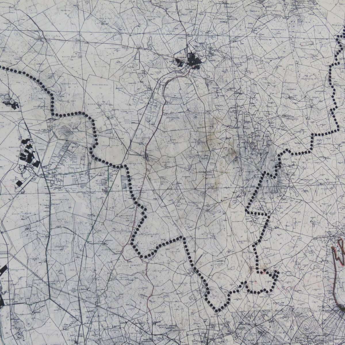 1987 Western Cape Regional services council map - Scale 1/100 000