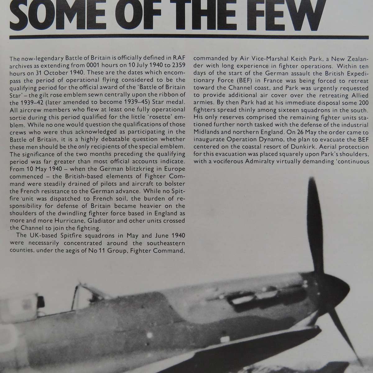 SuperMarine Spitfire by Chaz Bowyer