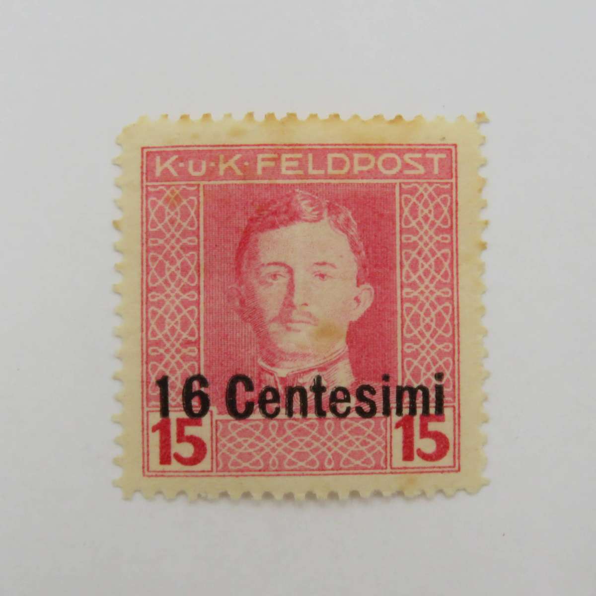 Austria K.U.K. Feldpost WW1 overprinted set of 18 stamps - mint hinged