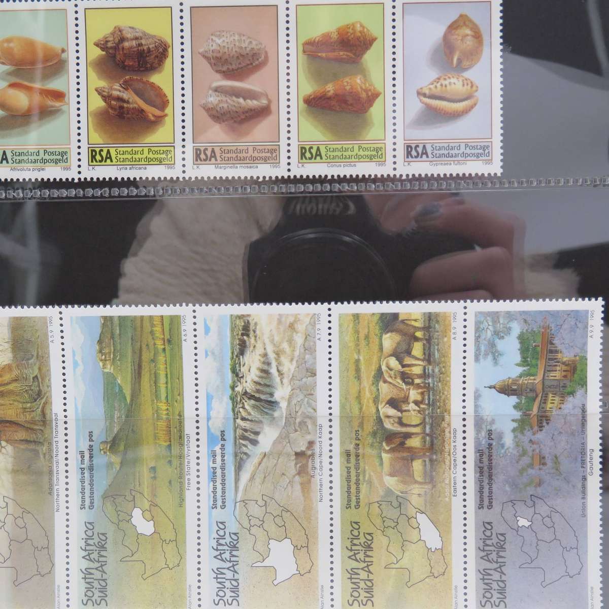 1995 year pack of mint stamps and miniature sheets - 56 items