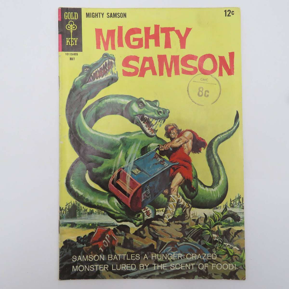 Vintage Mighty Samson #14 comic book, May 1968 - Gold Key