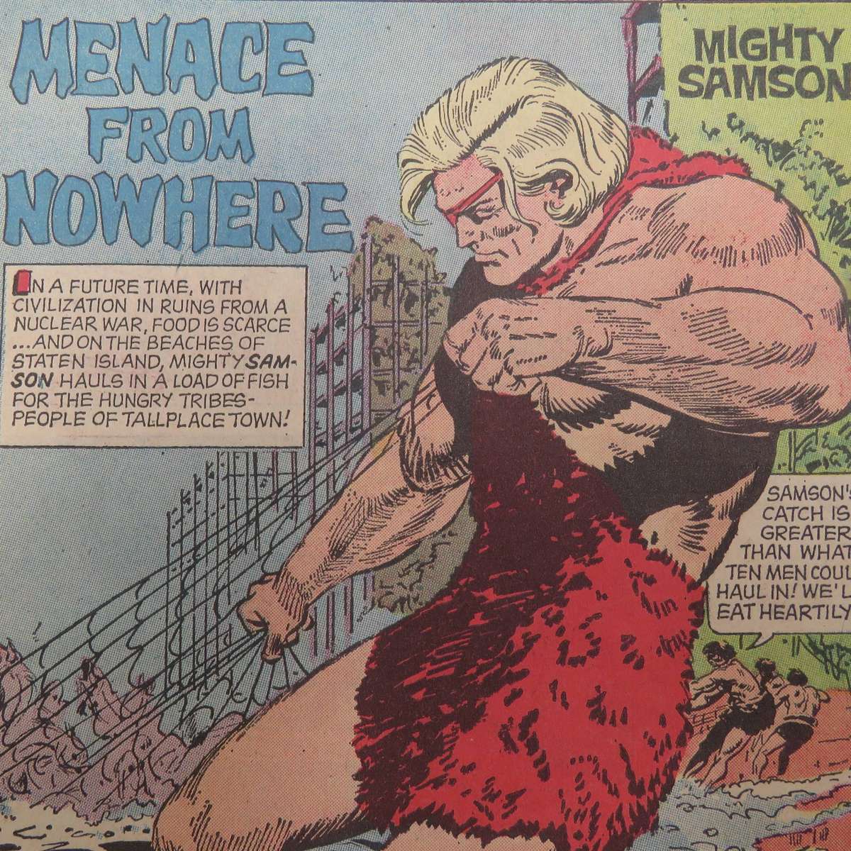 Vintage Mighty Samson #14 comic book, May 1968 - Gold Key