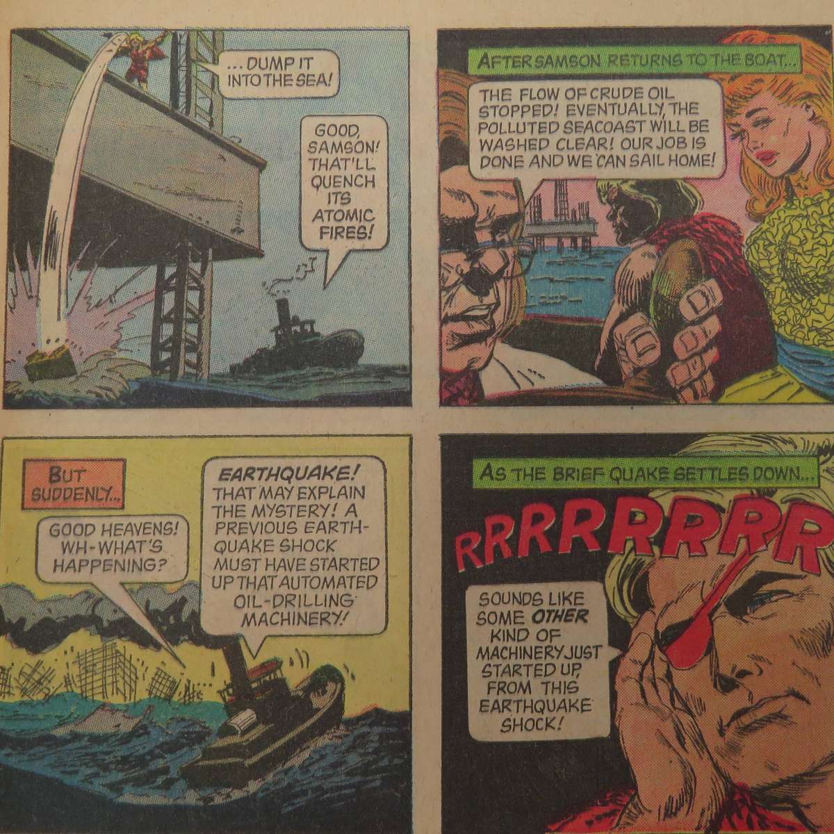 Vintage Mighty Samson #14 comic book, May 1968 - Gold Key