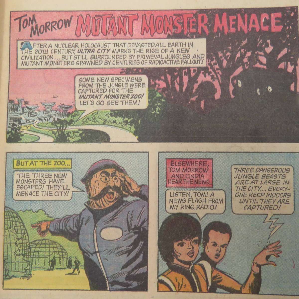 Vintage Mighty Samson #14 comic book, May 1968 - Gold Key