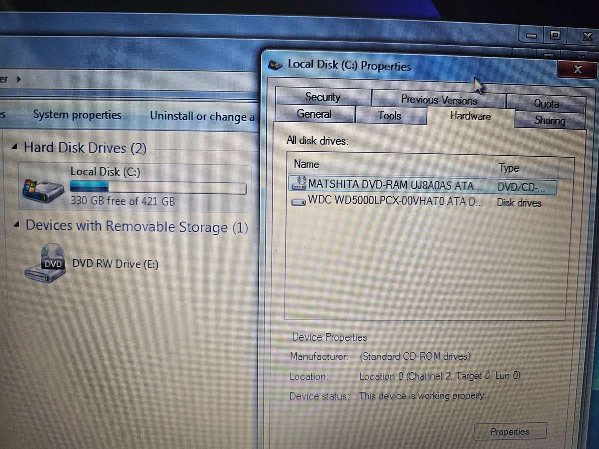 Lenovo G570 i3-2310M 3GB RAM 500GB HDD - No charger