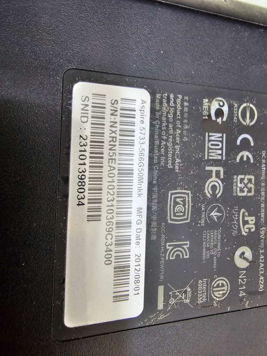 3 x Acer Aspire laptops - Spares or repairs