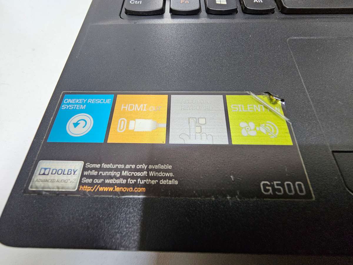 Lenovo G500 - Intel CPU - 320GB HDD - 2GB RAM - No screen or battery - Spares or Repairs