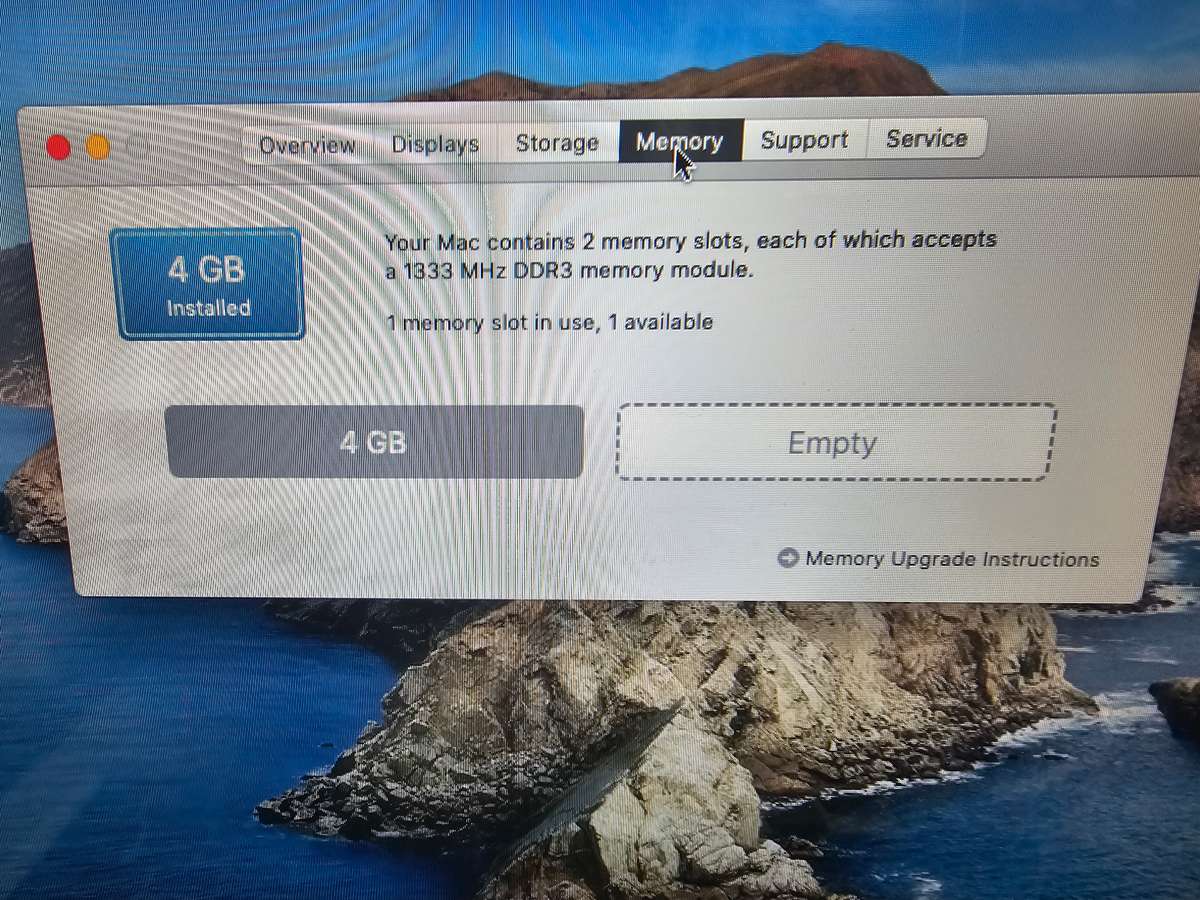 Apple Macbook Pro i5 dual core - mid 2012 4GB RAM 500GB HDD - needs a new battery