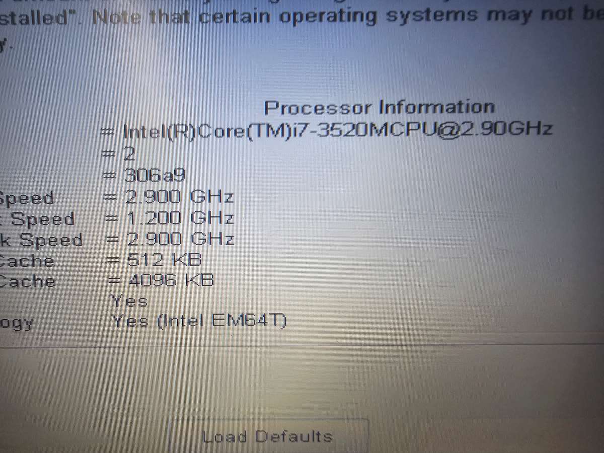 Dell Latitude E6530 i7-3520M 4GB RAM 1TB HDD - No OS - Needs a battery