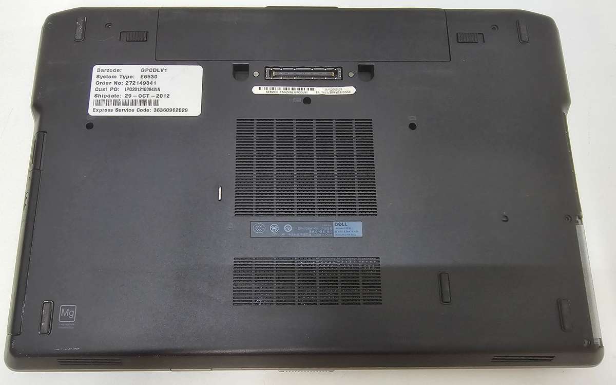 Dell Latitude E6530 i7-3520M 4GB RAM 1TB HDD - No OS - Needs a battery