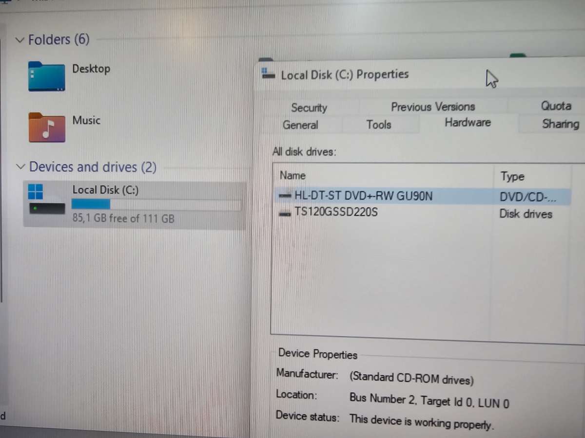 Dell Latitude E5440 i5-4310U 8GB RAM 128GB SSD - Needs a new screen and battery