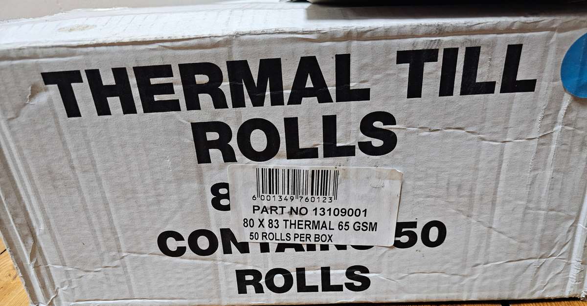 45 x thermal printing rolls - 80 x 83 65gsm