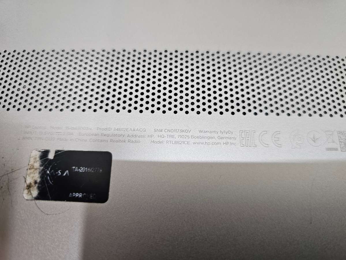 HP Laptop 15-dw3003ni i5-1135G7 8GB RAM 256GB SSD