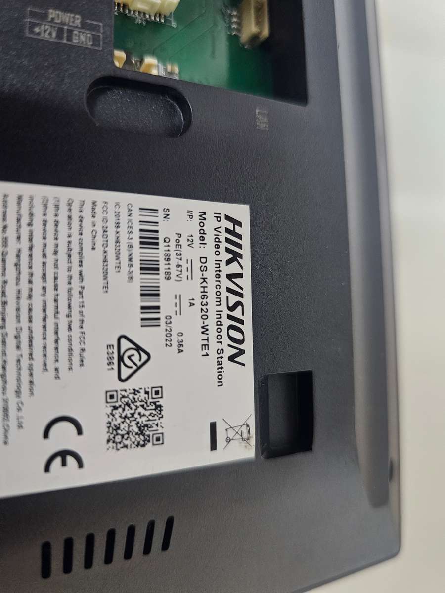 HikVision Video Intercom !Indoor station only Spares or Repairs!