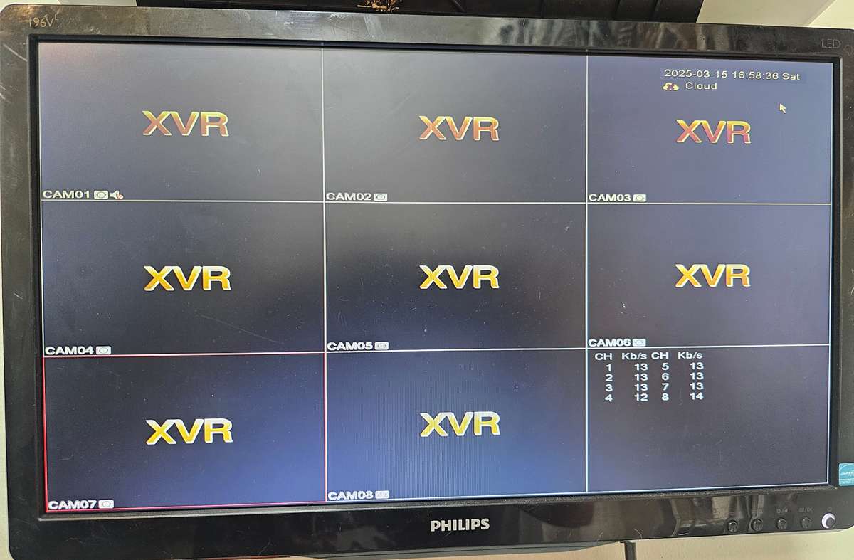 8 Channel DVR !No power adapter or HDD!