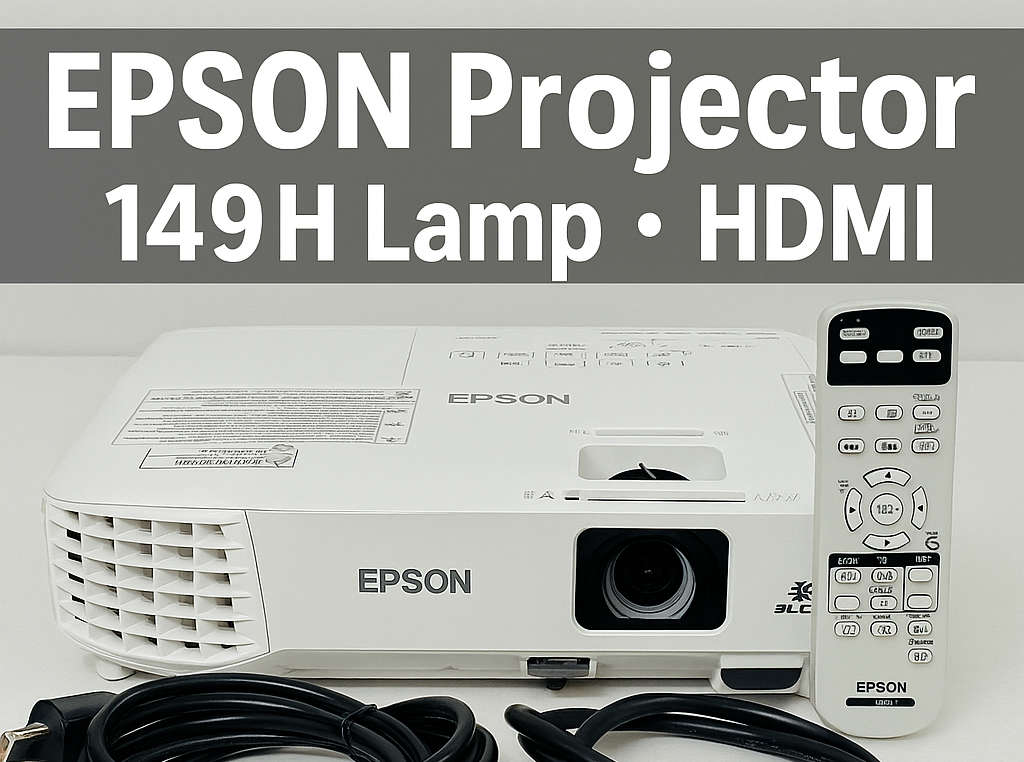 Epson EB-E01 3LCD HDMI Projector  Only 149 Lamp Hours!