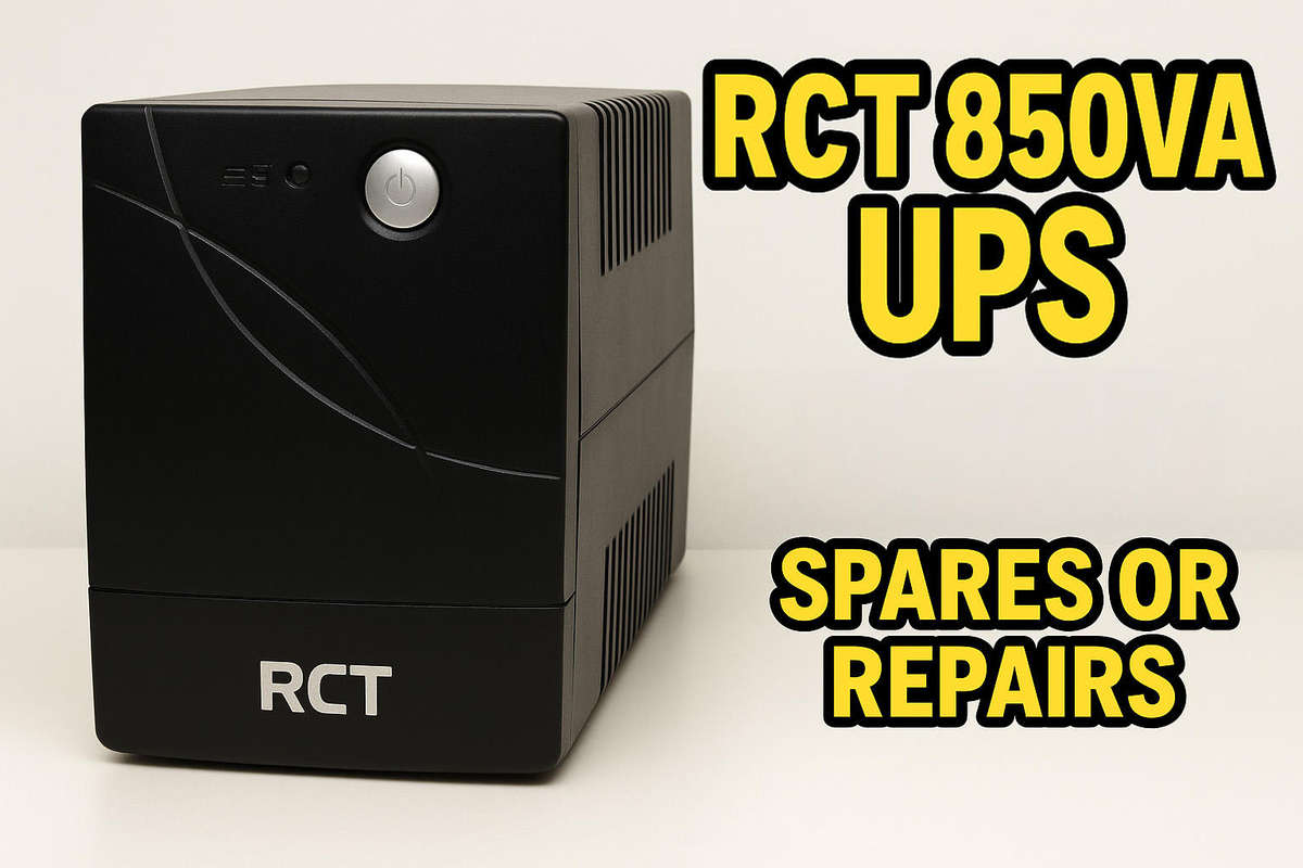 RCT 850VA UPS  FOR SPARES OR REPAIRS