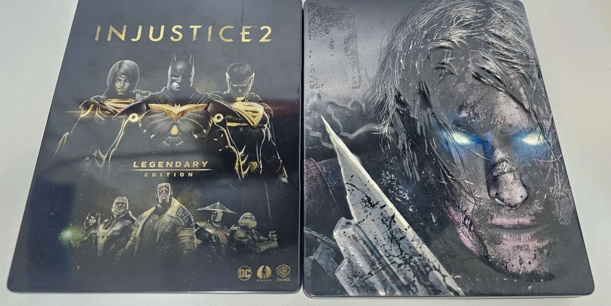 COLLECTOR'S DREAM  2 x PS4 Special Edition STEELBOOKS  INJUSTICE 2 & SHADOW OF MORDOR!